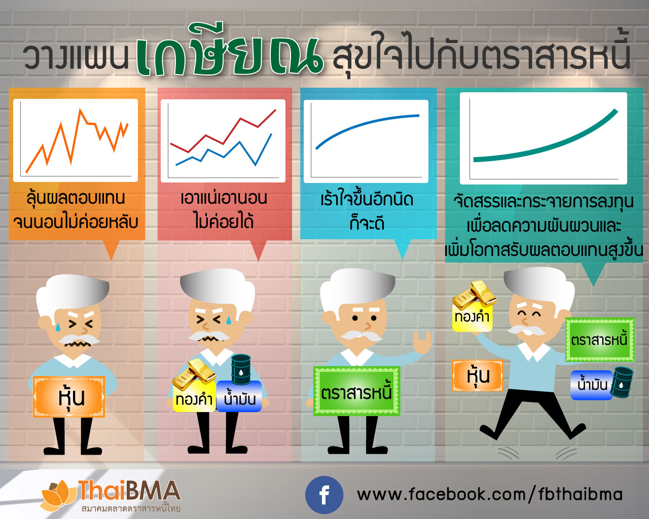 วางแผนเกษียณสุขใจไปกับตราสารหนี้